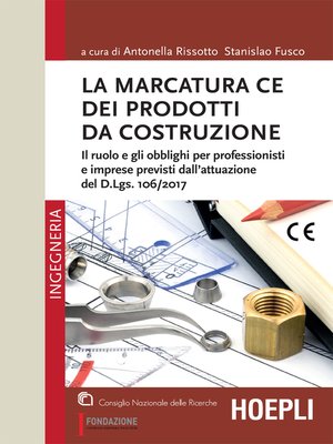 cover image of La marcatura CE dei prodotti da costruzione